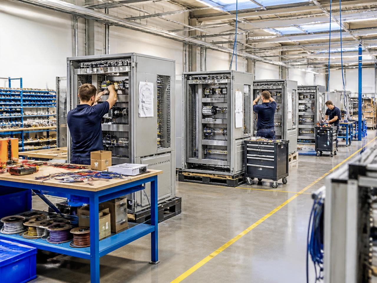 Estrutura de montagem de painéis elétricos da New Electric
